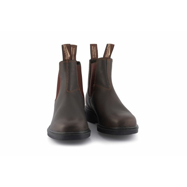 Blundstone 062 Stout Brown Leather Chiesel Toe Chelsea Boot