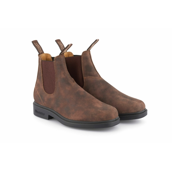 Blundstone 1306 Rustic Brown Chisel Toe Australian Chelsea Boots