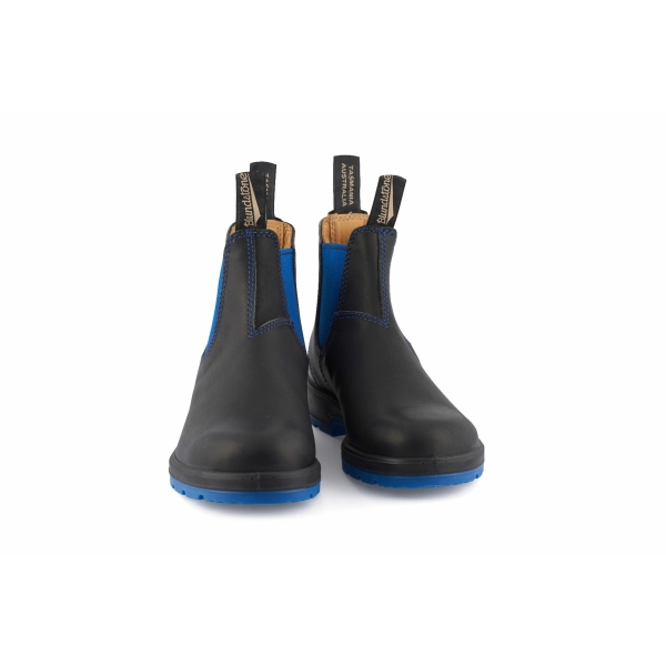 Blundstone 1403 Heritage Black Blue Leather Chelsea Boots