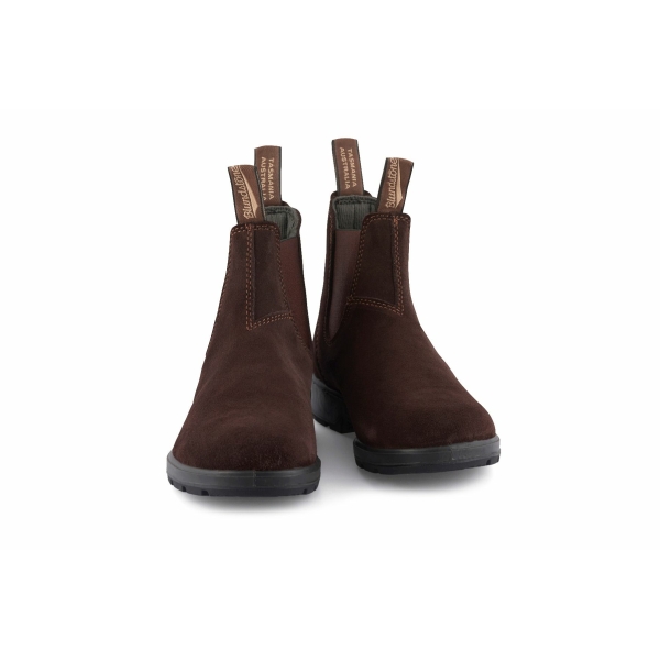 Blundstone 1458 Brown Suede Chelsea Boots