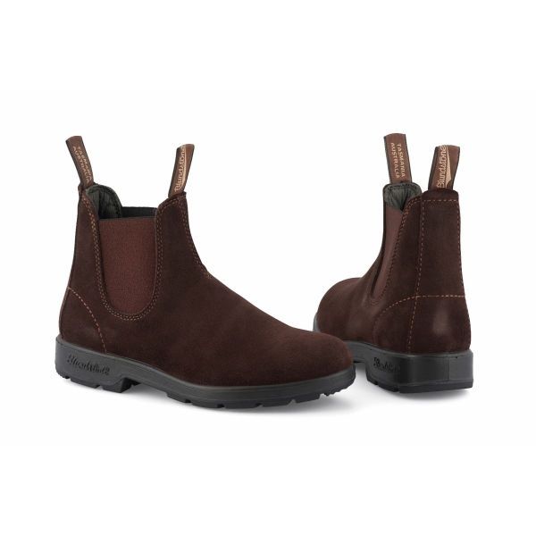 Blundstone 1458 Brown Suede Chelsea Boots