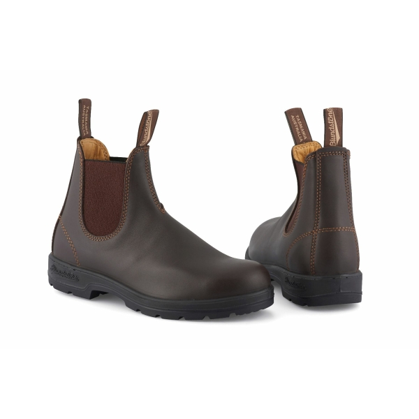 Blundstone 550 Walnut Brown Leather Australian Chelsea Ankle Boots