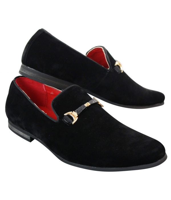 Mens Slip-On Buckle Shoes