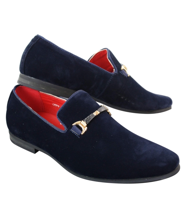 Mens Slip-On Buckle Shoes