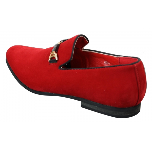 Mens Slip-On Buckle Shoes