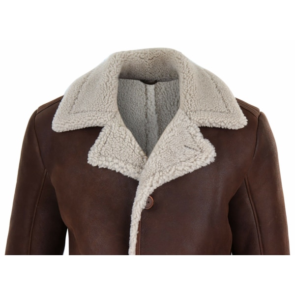 Mens Brown Sheepskin Jacket