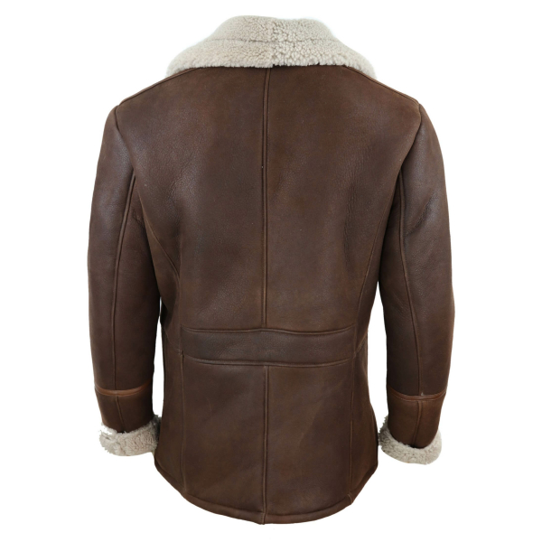 Mens Brown Sheepskin Jacket