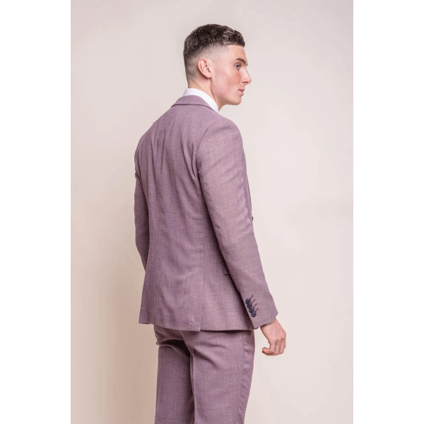 Mens Blush Pink Summer Linen Suit