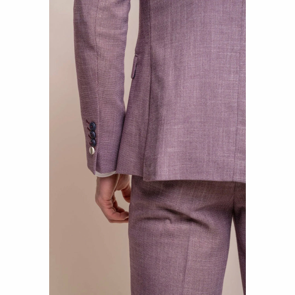 Mens Blush Pink Summer Linen Suit