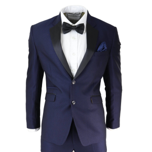 Mens Blue Tuxedo Dinner Suit