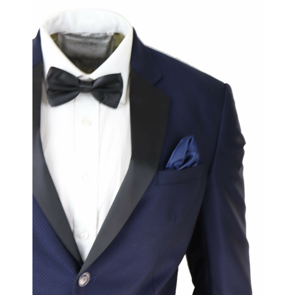 Mens Blue Tuxedo Dinner Suit