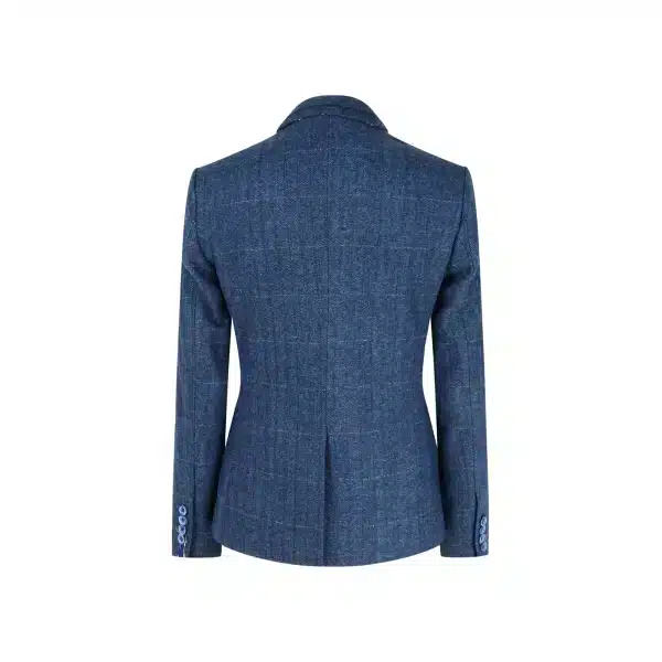 Ladies Blue Tweed Formal Blazer