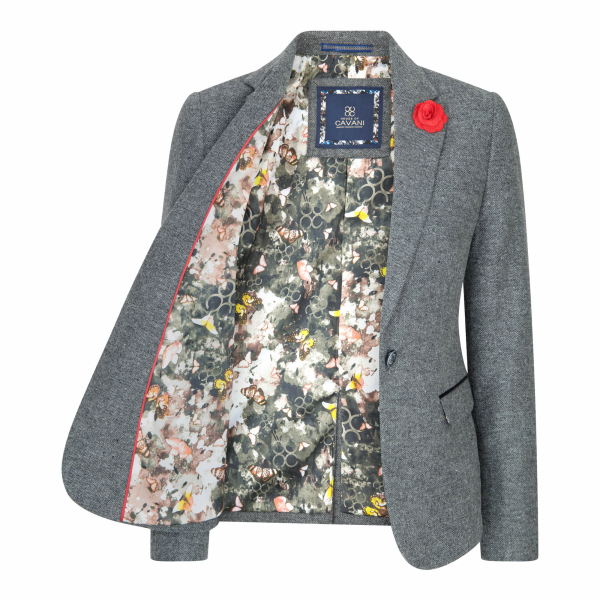 Women's Tailored Fit Grey Blazer