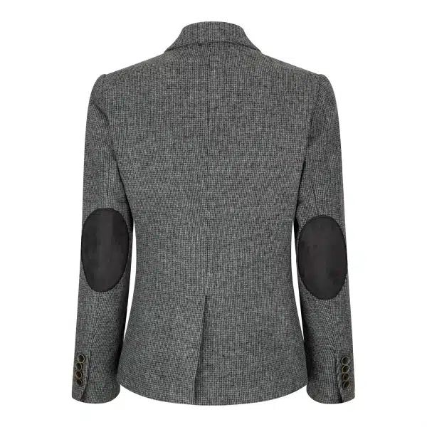 Women Grey Tweed Herringbone blazer 1920's Peaky Tailored Fit Vintage Retro