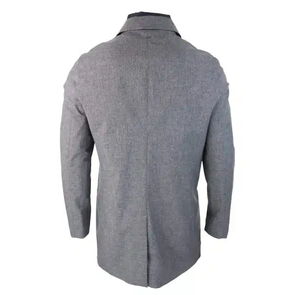 Mens Brando Mac Grey Overcoat