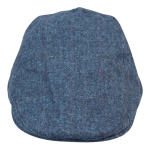 Mens Grandad Baker Flat Blue Cap 8 Panel Tweed Vintage Classic Smart Casual 1920s