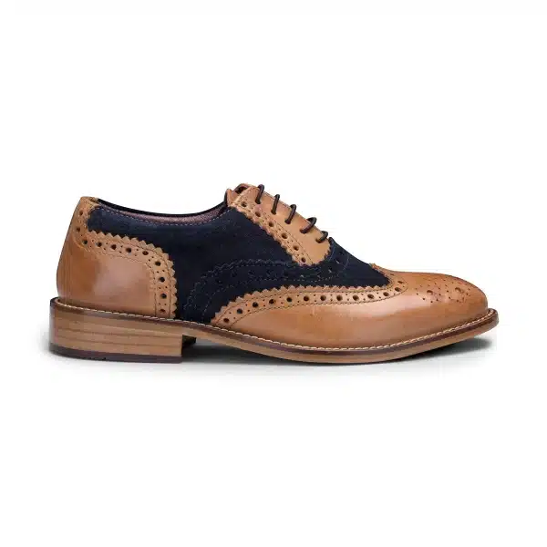 Kids Real Leather Brogues Laced Smart Formal Vintage Classic Peaky