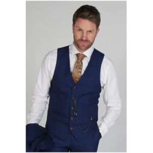 Alex – Men’s Navy Waistcoat