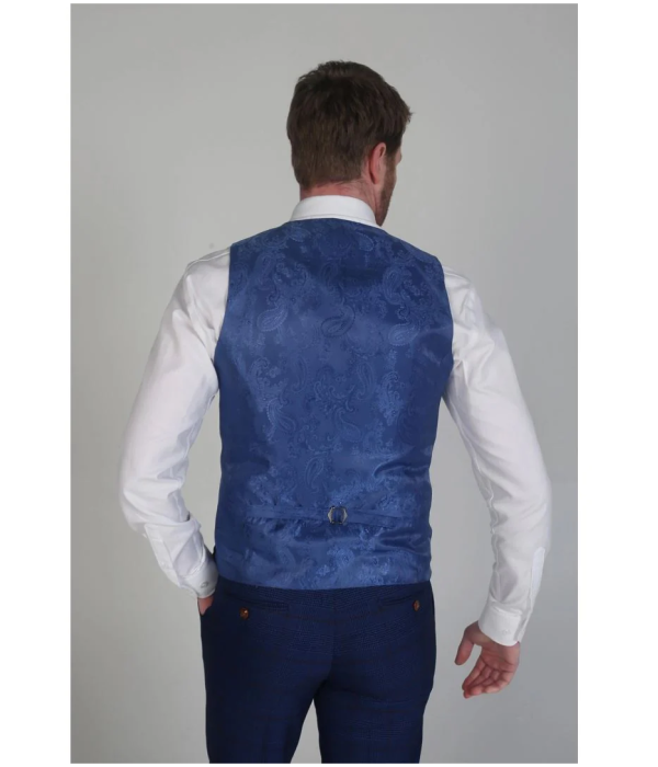 Alex - Men's Navy Waistcoat