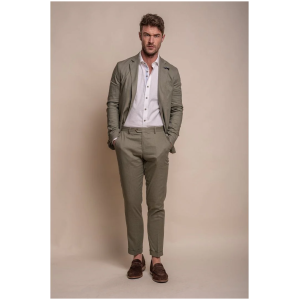 Alvari – Men’s Sage Linen Summer 2 Piece Wedding Suit