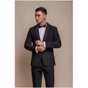 Aspen – Men’s Black Tuxedo 2 Piece Wedding Suit