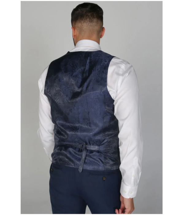 Calvin - Men's Navy Waistcoat