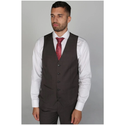 Charles - Men's Charcoal Waistcoat