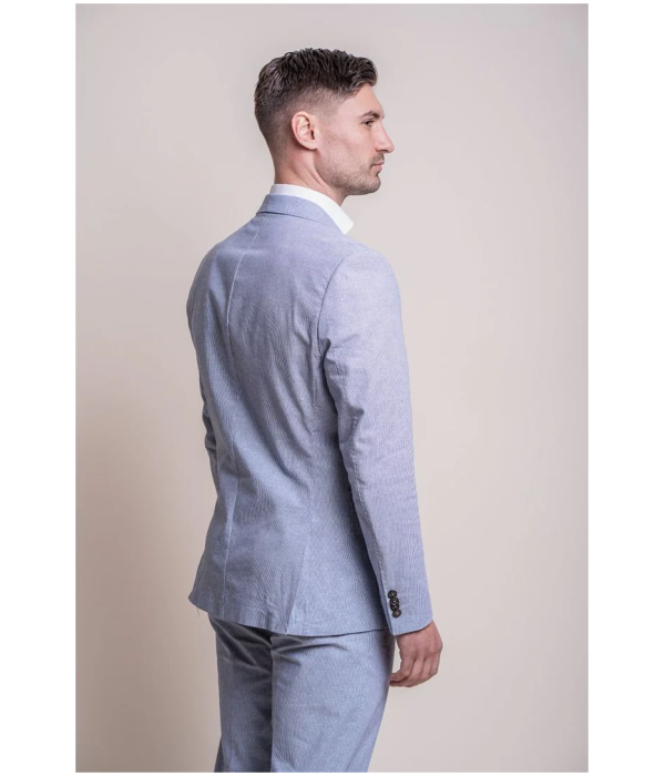 Fredrik - Men's Blue Summer 2 Piece Wedding Suit