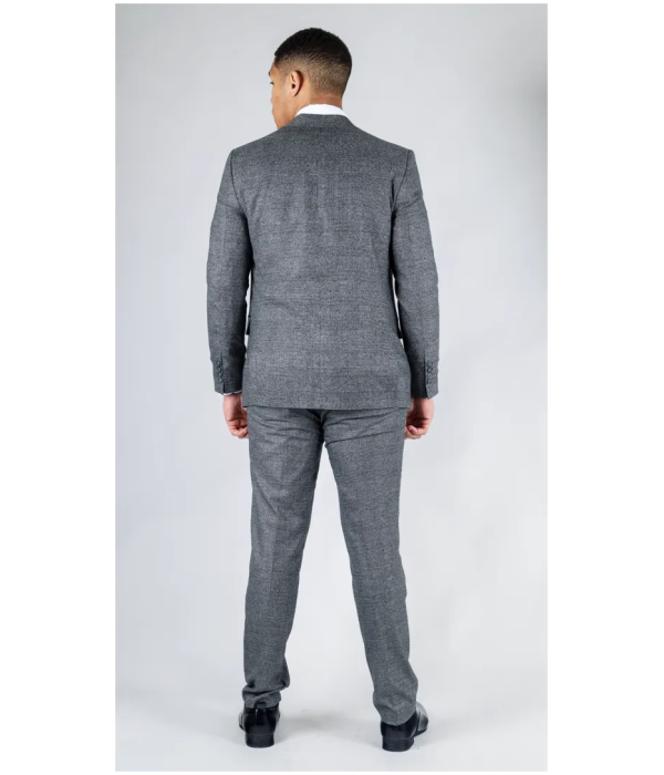 STZ90 - Men's Grey Double Breasted 2 Piece Suit