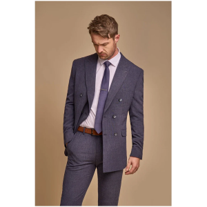 Tokyo – Men’s Navy Blue 2 Piece Double Breasted Suit